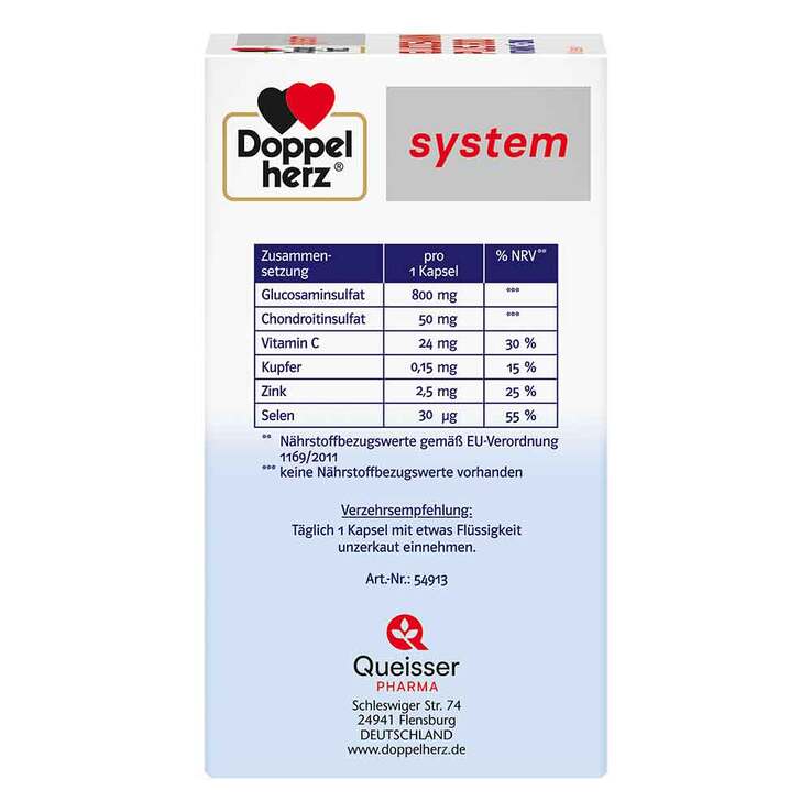 Doppelherz system Glucosamin Plus 800 Kapseln, 60 St