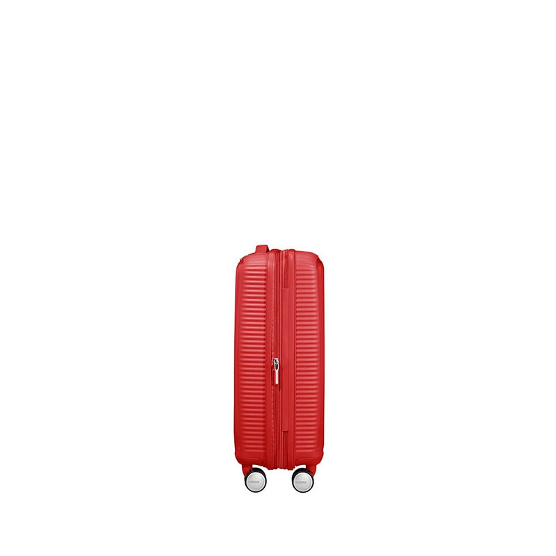 Valise cabine rigide Soundbox Extensible 55 cm Coral red