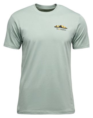 T-Shirt Black Diamond Mounatinscape Vert Homme