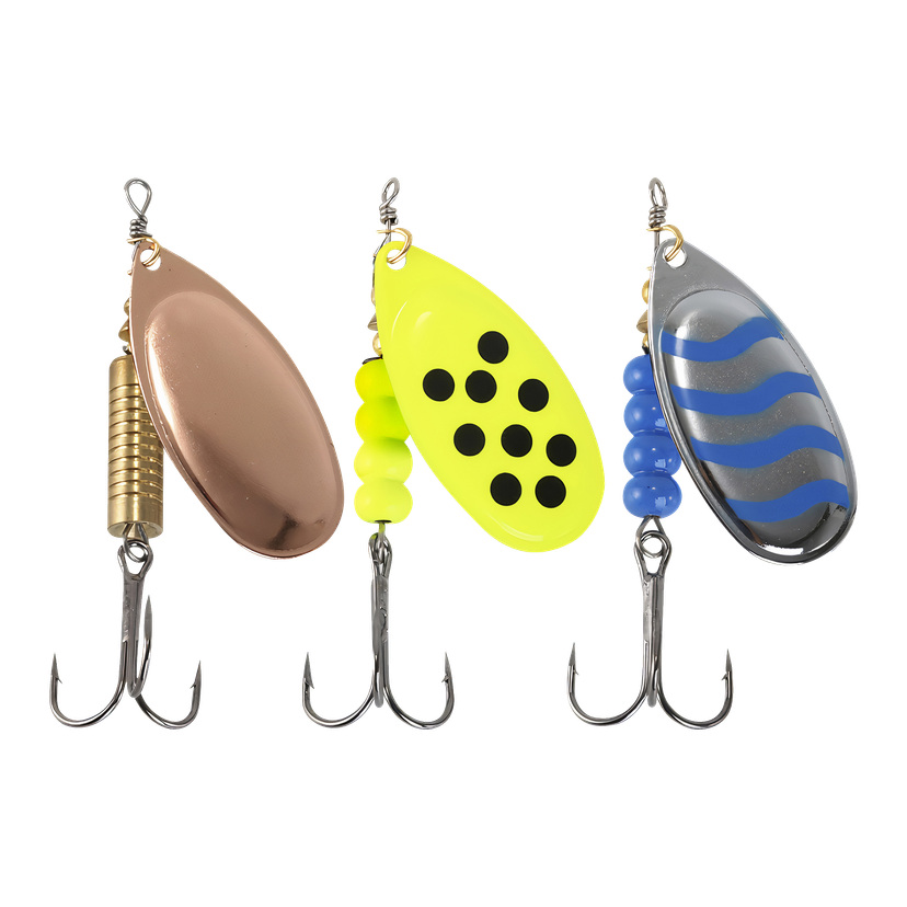 Spinnersett 3 deler 8 cm 14 g