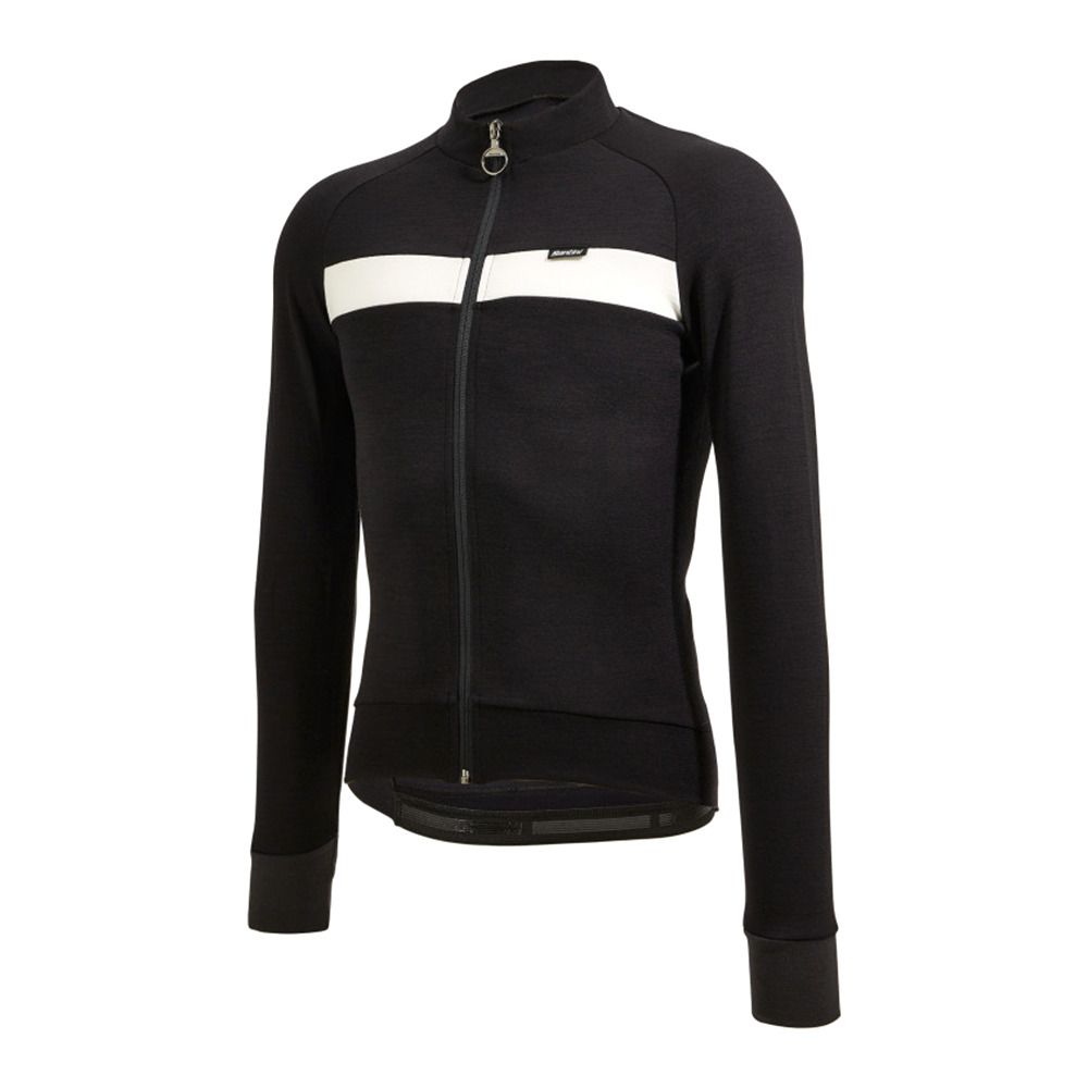 Santini ADAPT WOOL - Maillot Homme noir