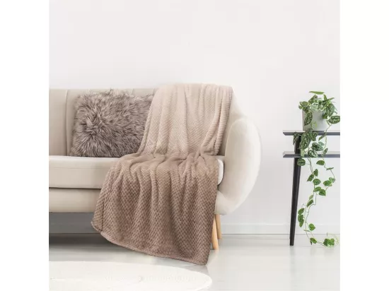 Plaid Nid Abeille Beige Xxl 150x200cm