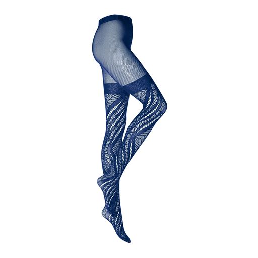 Wolford Ajouré Net Tights, Lapis, M