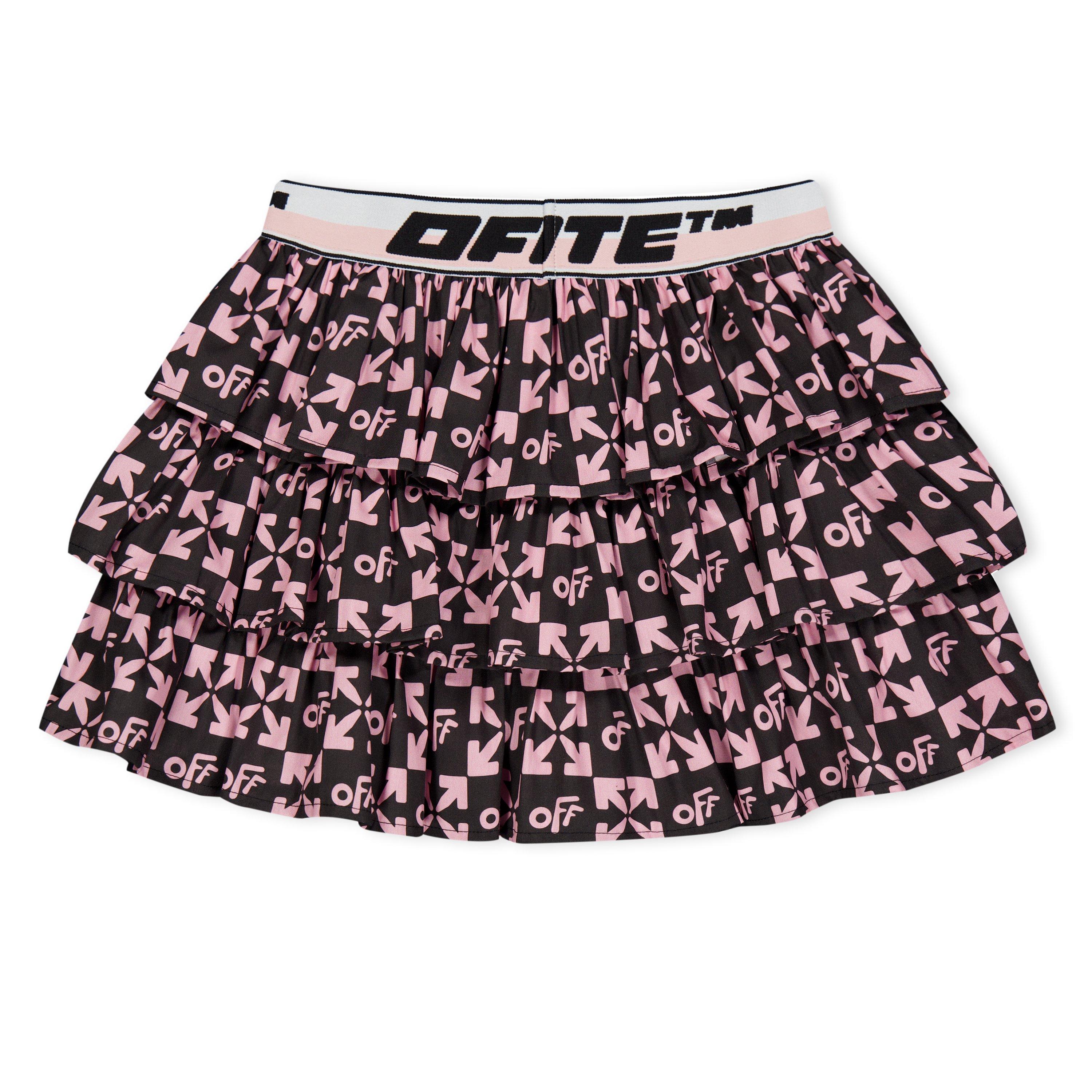 Off White Poplin Skirt Juniors