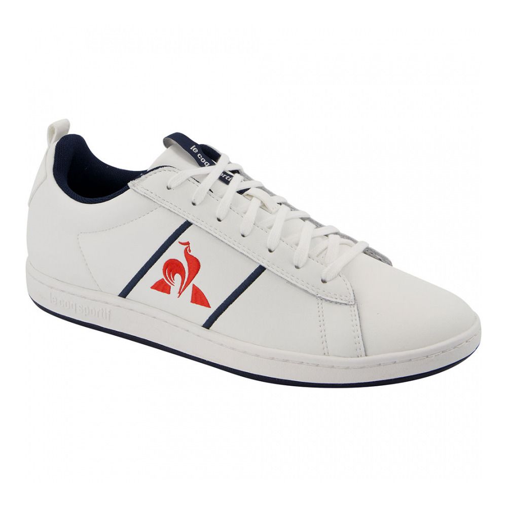 Le Coq Sportif COURTCLASSIC TRICOLORE - Sneakers Homme optical white/dress blue