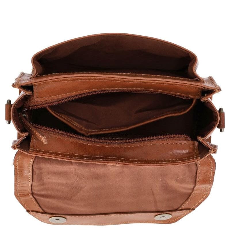 DSTRCT Alba Crossbody Handbag Bag Cognac