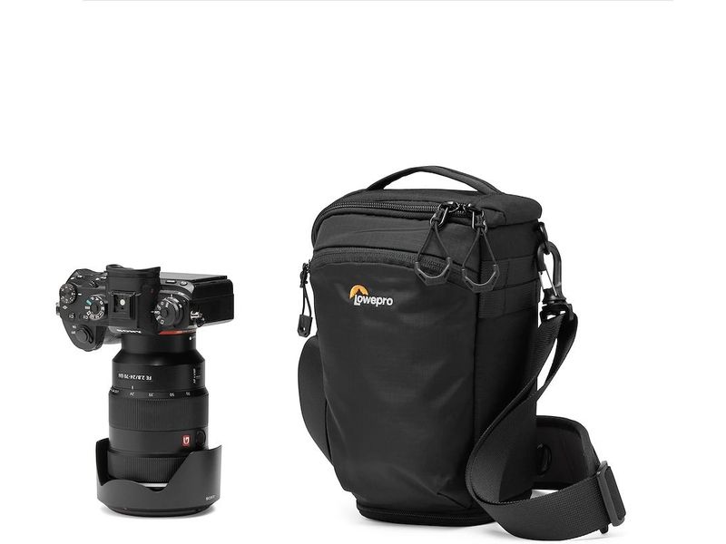 Lowepro Kamera-Tasche ProTactic TLZ 70 Slim AW III TopLoader für Vollformatkamera mit 24-70 mm F/2.8-Objektiv