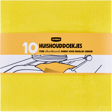Jumbo Huishouddoekjes 10 Stuks