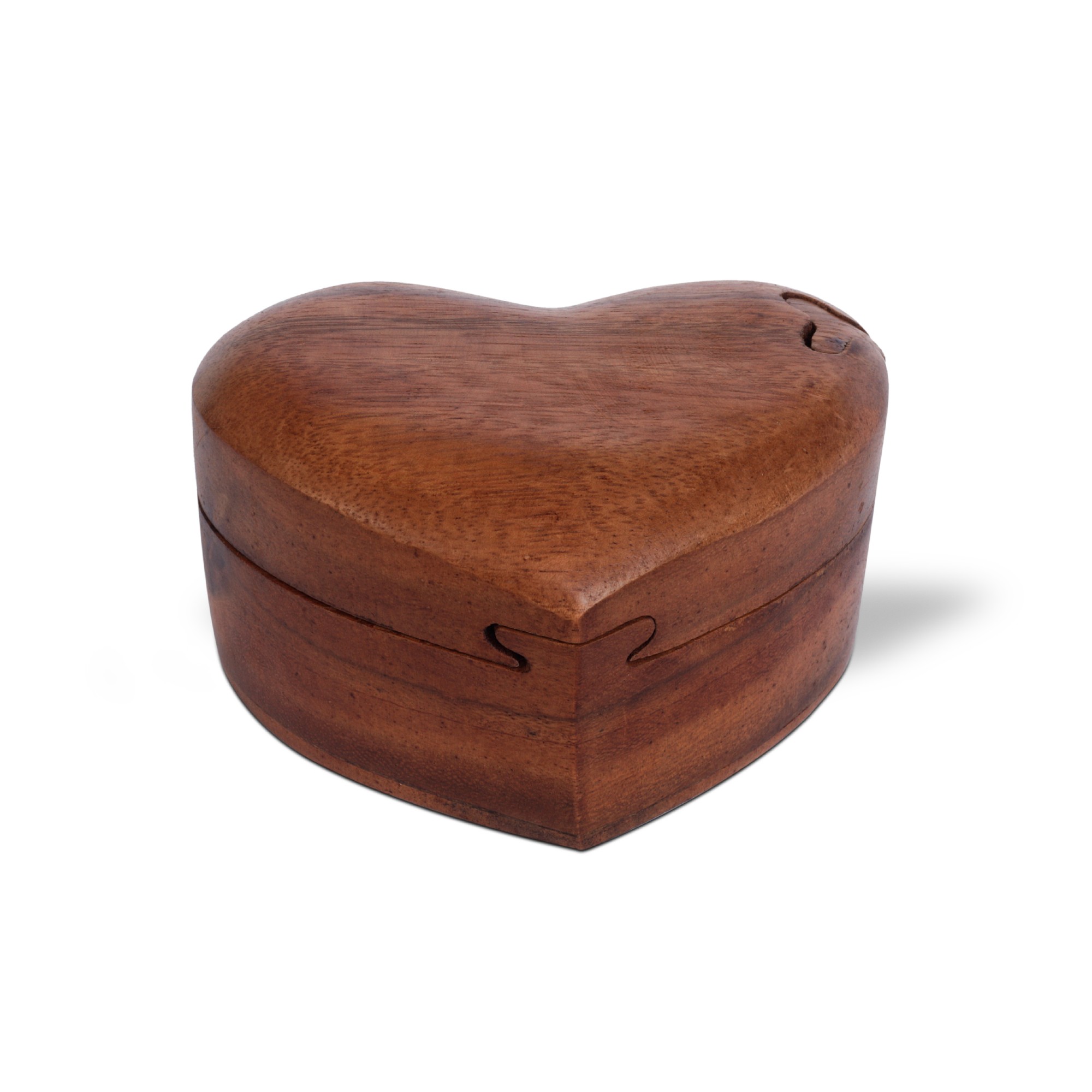 Secret Box 'Heart' , natur, T 11,5 cm, B 9 cm, H 6,5 cm von fischer's lagerhaus