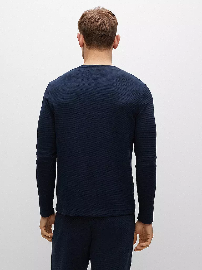 BOSS Loungewear Shirt blau