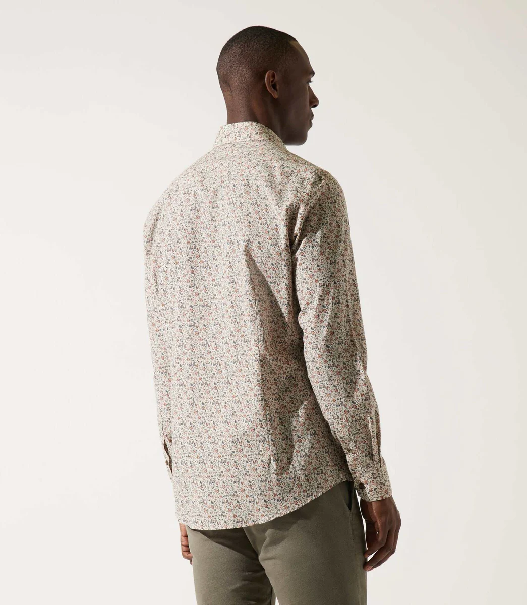 Chemise à imprimé beige JACK