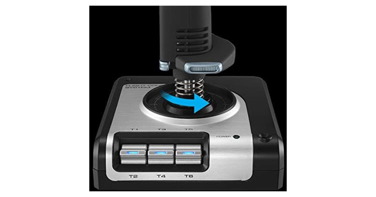 Logitech GSaitek X52 FLIGHT Control System gaming hotas  (Zwart/zilver)