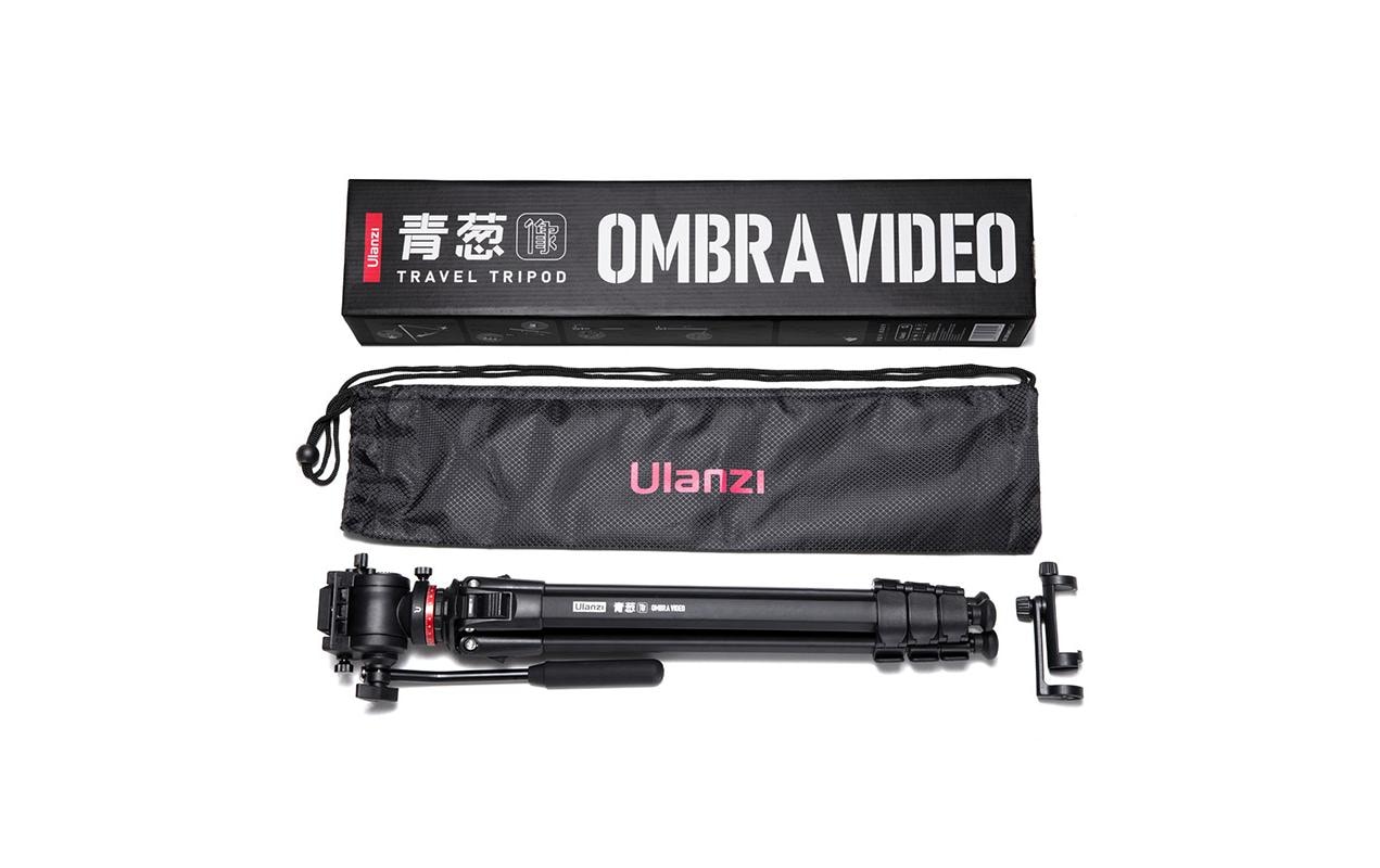 Reisestativ Ombra mit VideokopfEinsteiger Video Reisestativ für Fotografie, Video, Vlogging und Live-Streaming