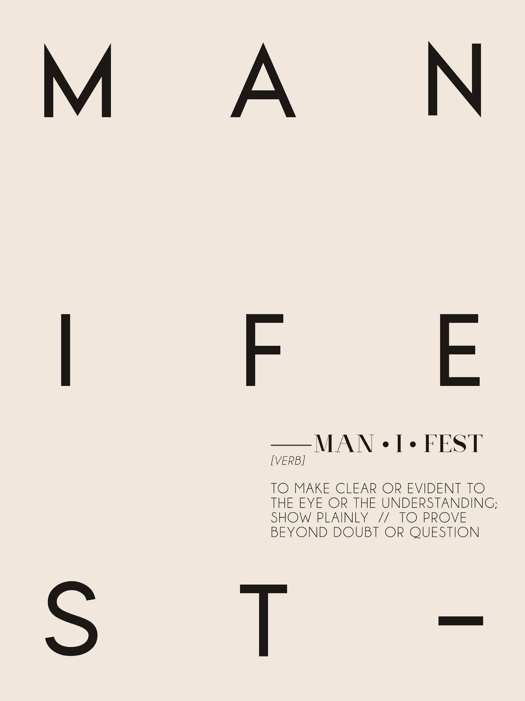 Art Print Manifest FA-305