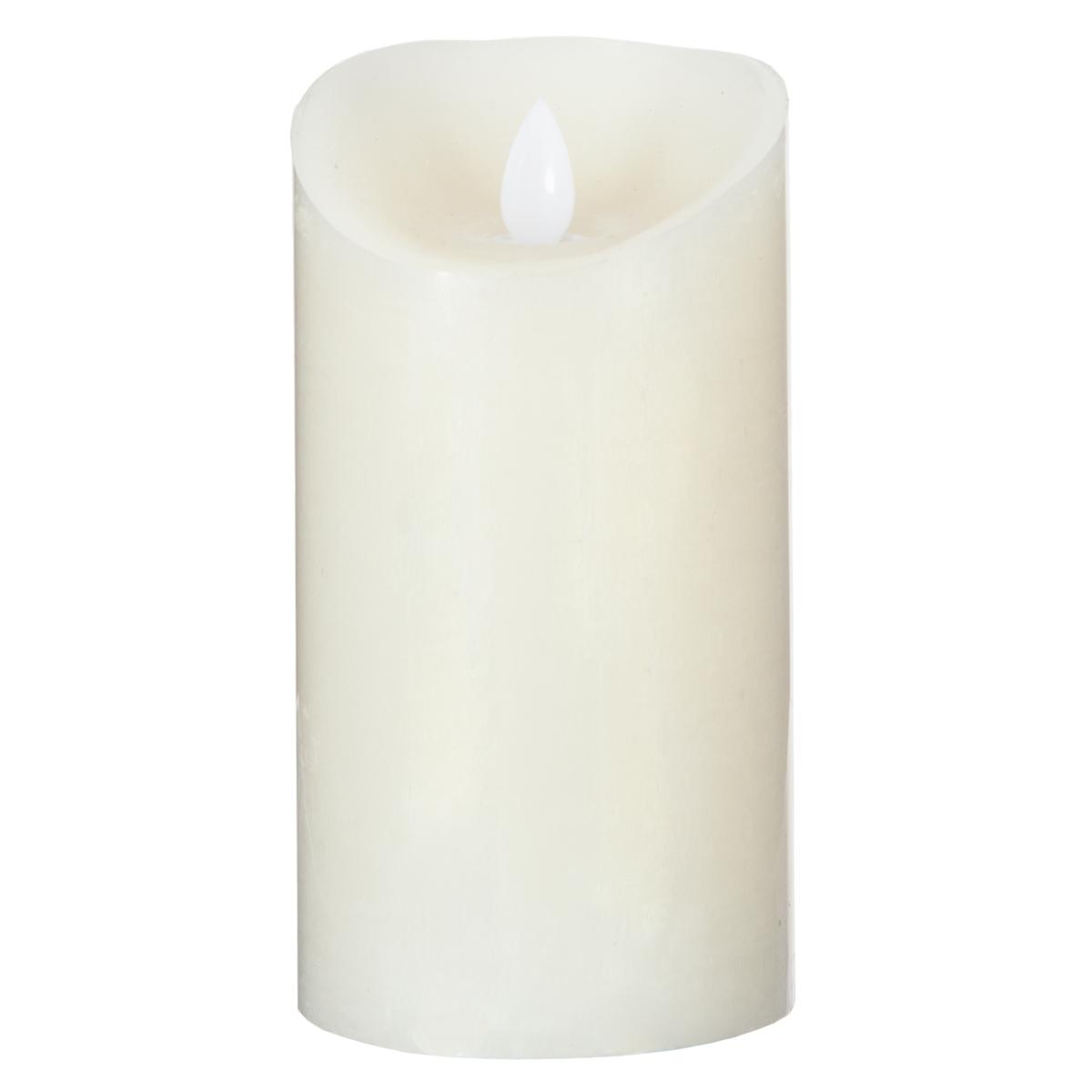 BOUGIE LED RONDE BLANC CHAUD H.20CM
