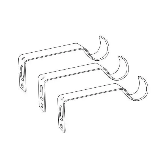 Kit de tringle extensible (L120 - L210 cm / D16 mm) Ariane Bronze
