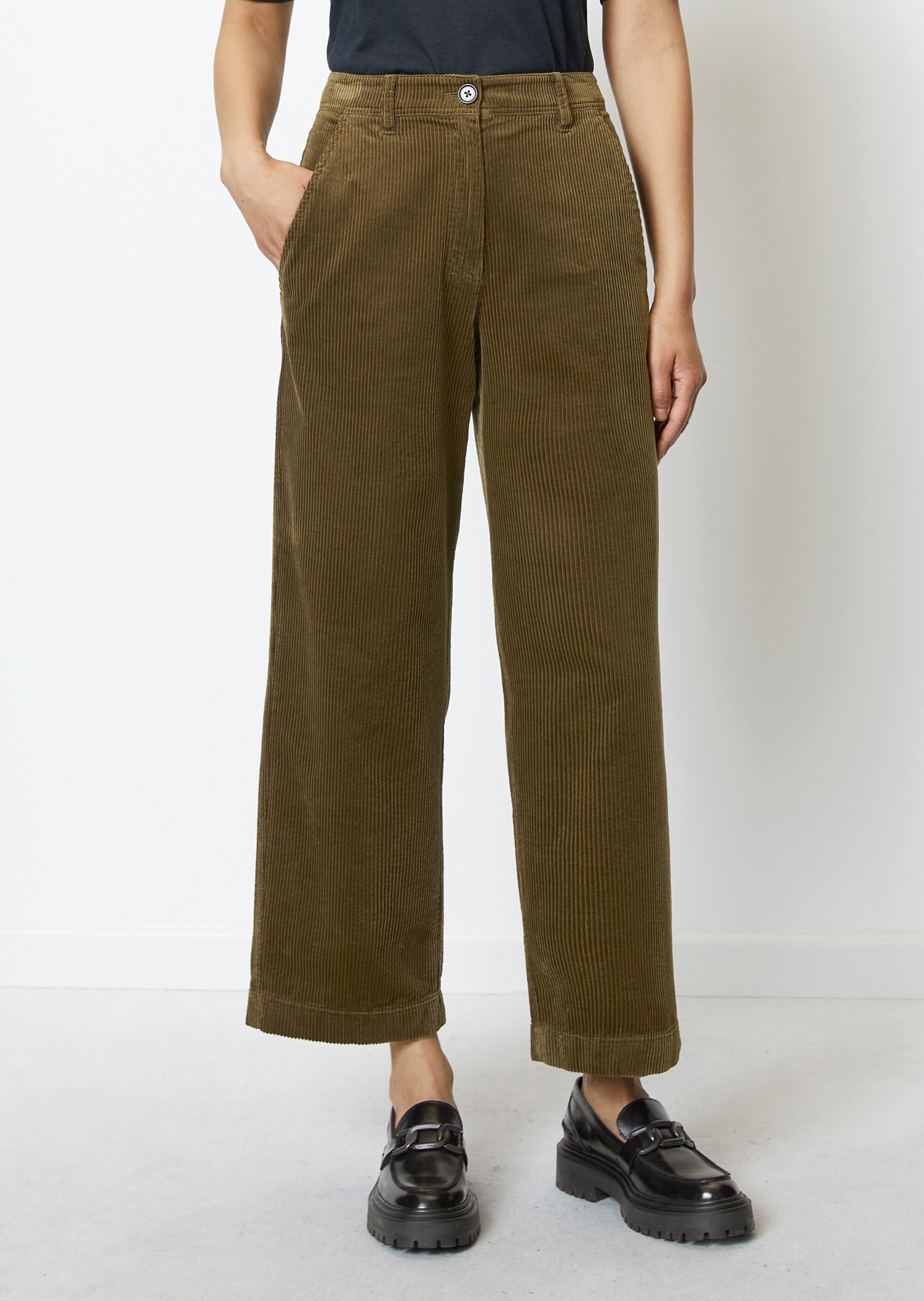 Wide Leg Pants Modell LANDEaus Organic Cotton-Cord