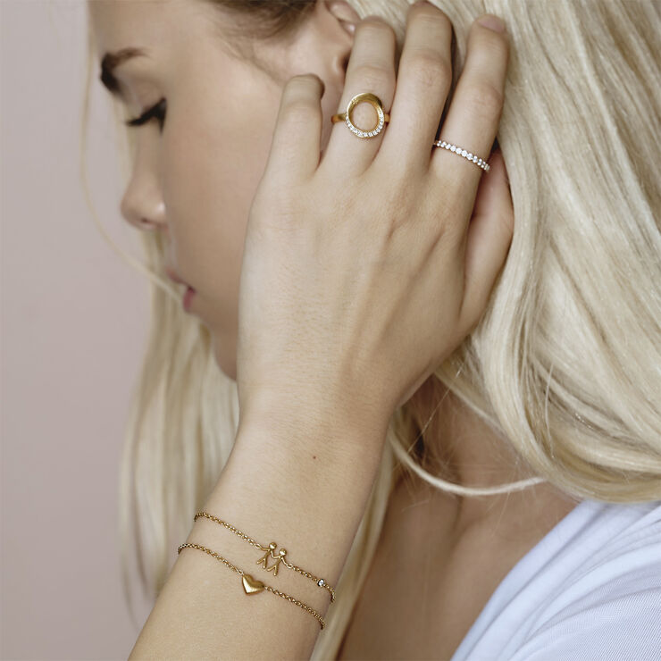 ByBiehl Together My Love 2 bracelet - GP Guld