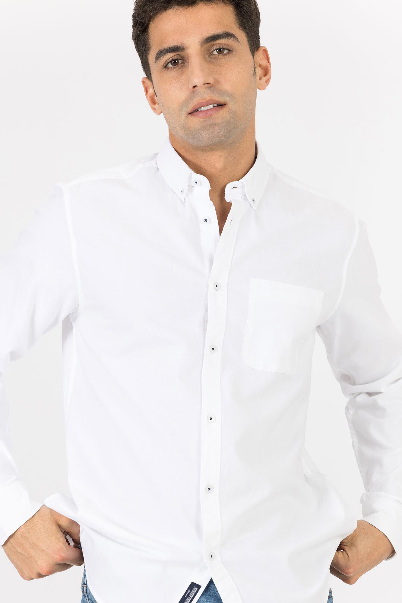 Camisa Oxford de Corte Regular