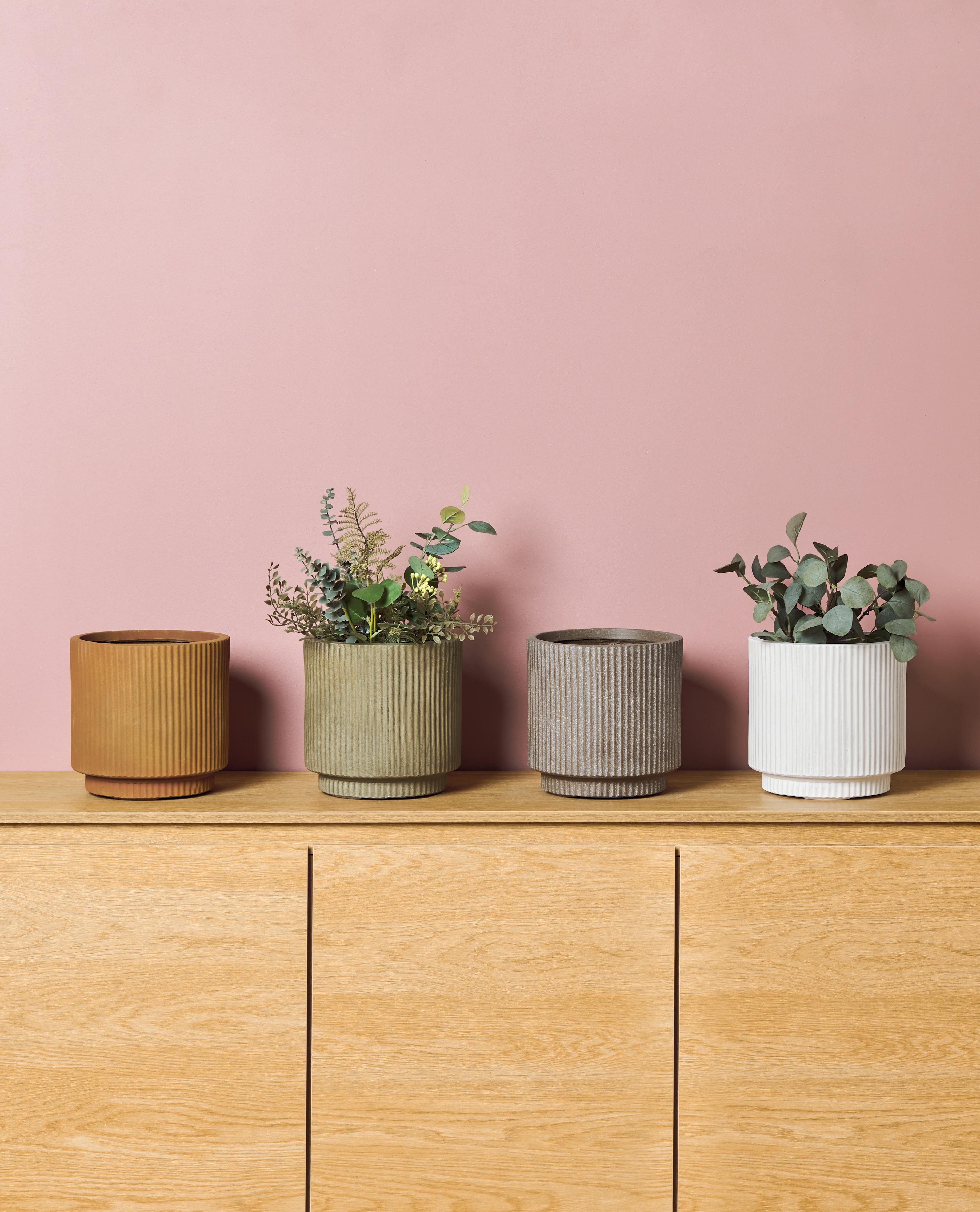 Bloempot DARIA 24 cm Gebroken wit
