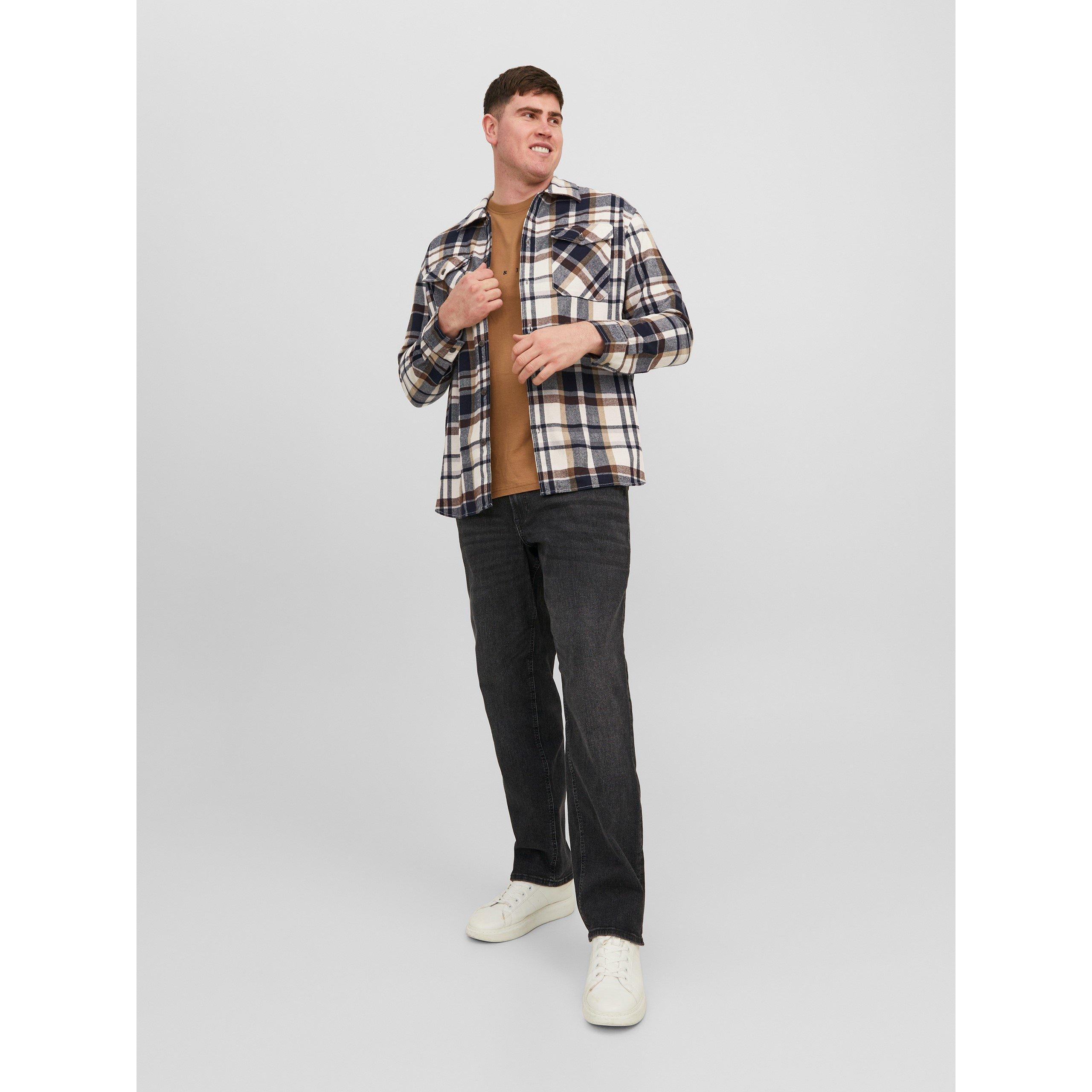 Jack and Jones Eddie Overshirt Mens Plus Size