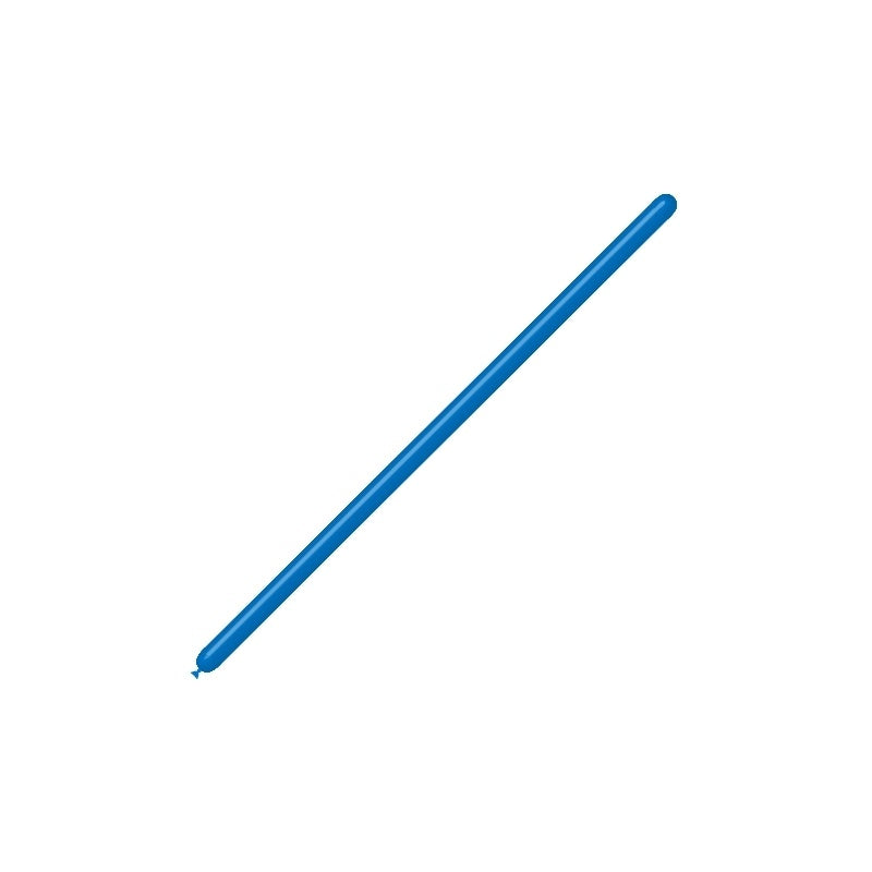 Blauwe Modelleerballonnen 2,5cm 150cm 100st