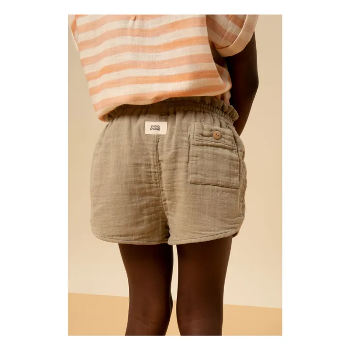 Studio Bohème Short Georgette Gaze de Coton | Sauge