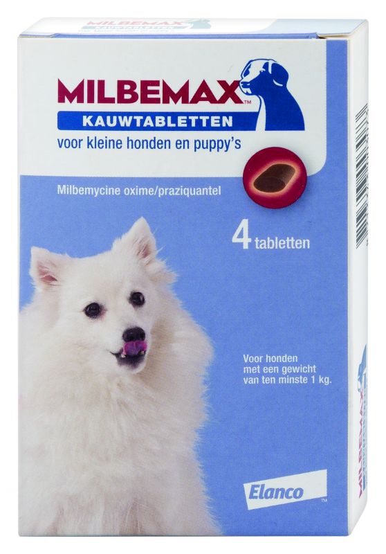 Milbemax Kauwtablet Hond - Wormenmiddel - 4 Stuks - M