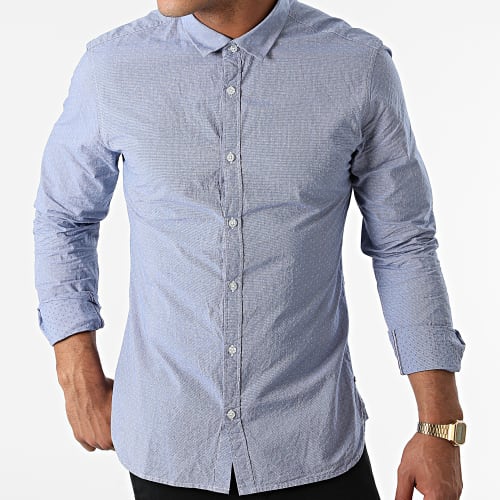 Chemise Manches Longues Carton Bleu Clair