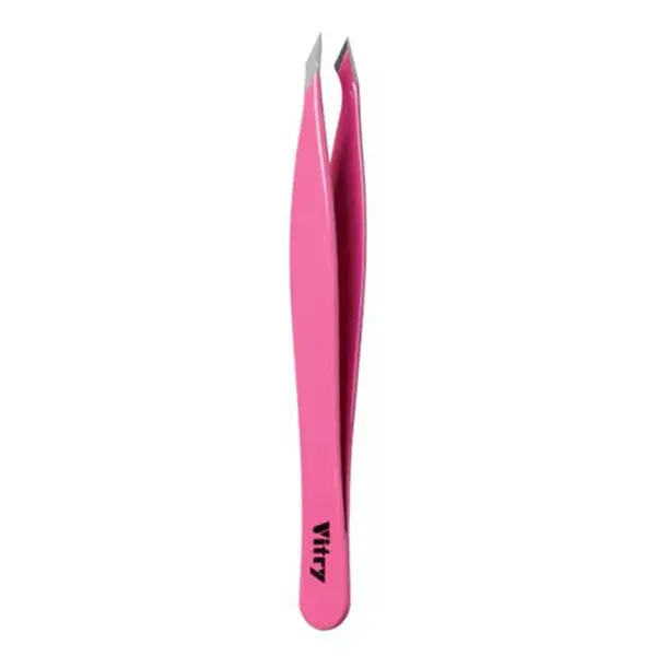 Pinça Vitry Yatagan rosa com pontas afiladas