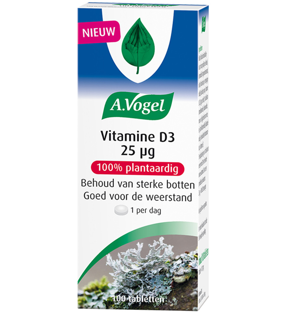 A.Vogel Vitamine D3 25ug (100 tabletten)
