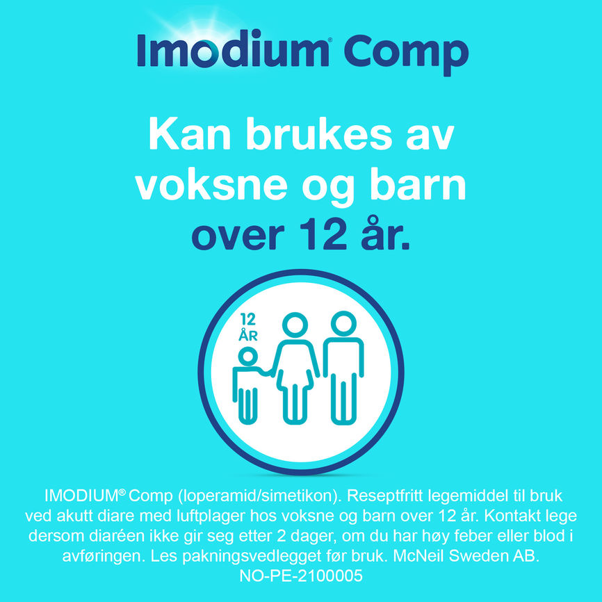Imodium Comp tabletter 2/125mg