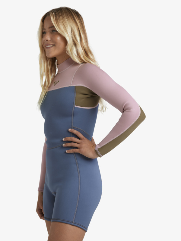 2/2mm Prologue+ Springsuit manches longues Gris Femme