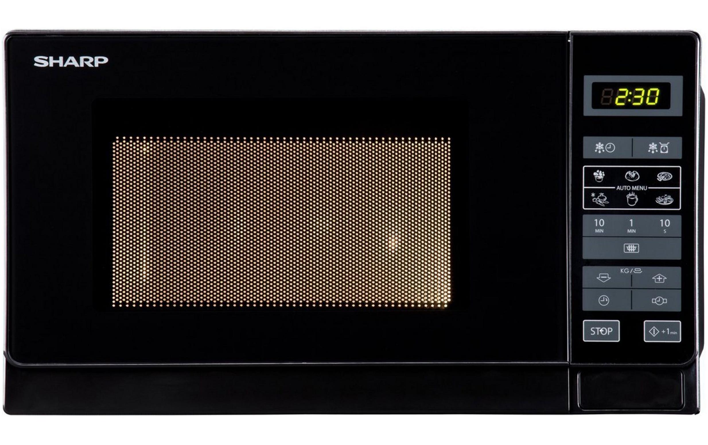 Mikrowelle R242BKW Schwarz<br>Solo-Kompakt-Mikrowellengerät