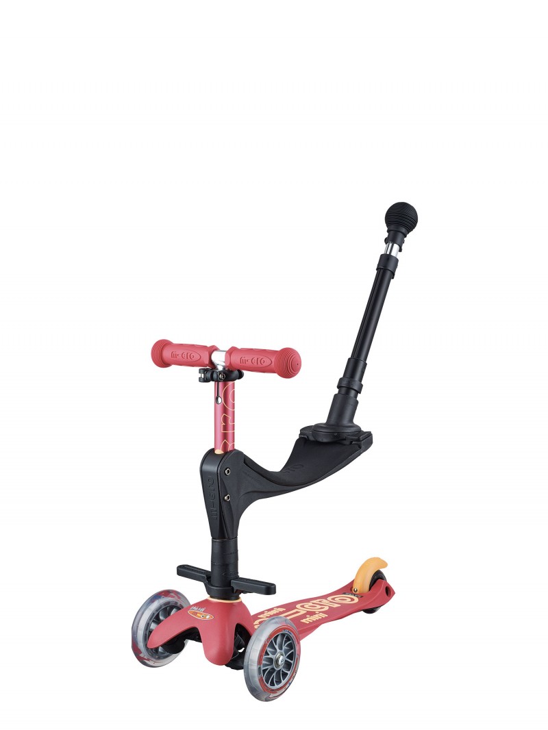 Trottinette mini 3en1 revolution deluxe - rouge