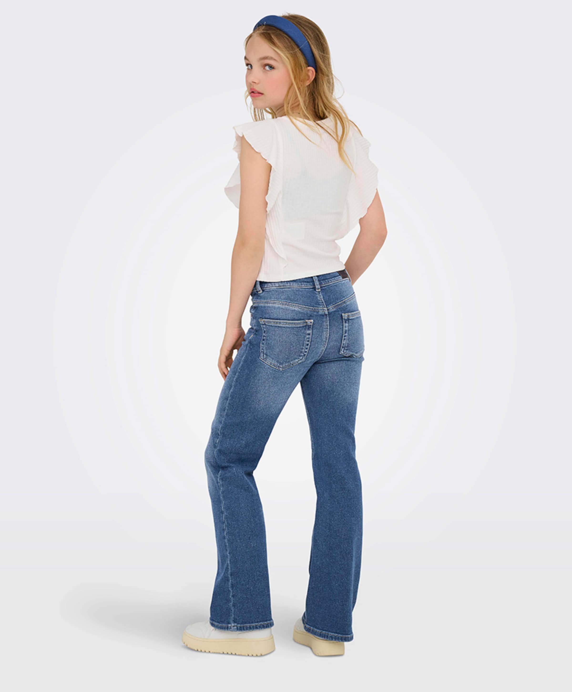 Only KOGJUICY LIFE FLARED DNM CRO557 NOO meisjes jeans blauw