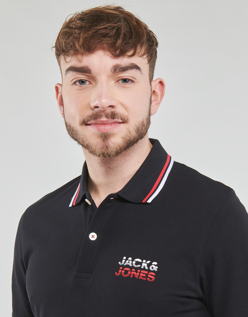 Jack & Jones - JJATLAS POLO SS - Noir
