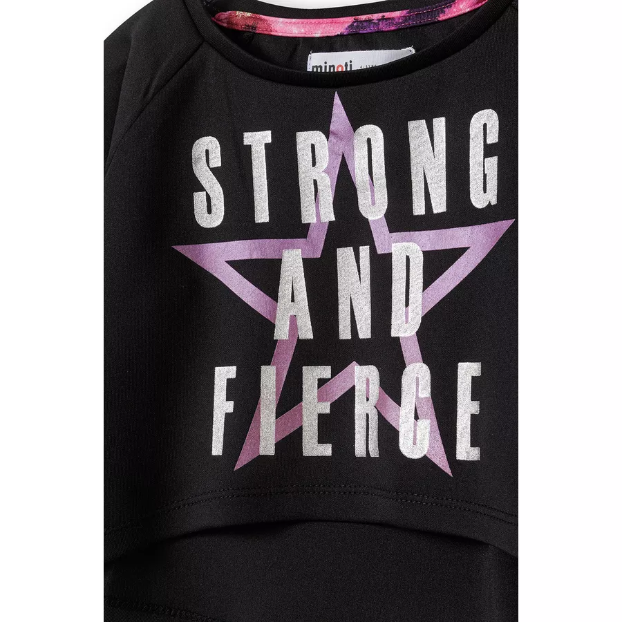 MINOTI Crop-Top Schwarz
