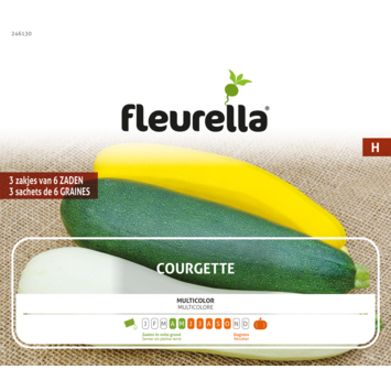 Fleurella zaden courgette multicolor