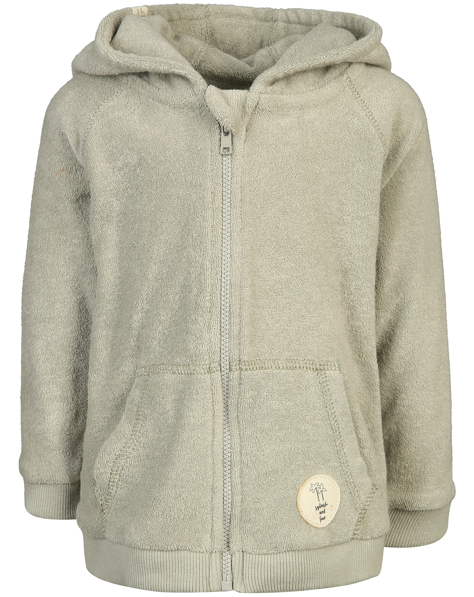 Frottee Kapuzenjacke TERRY in olive