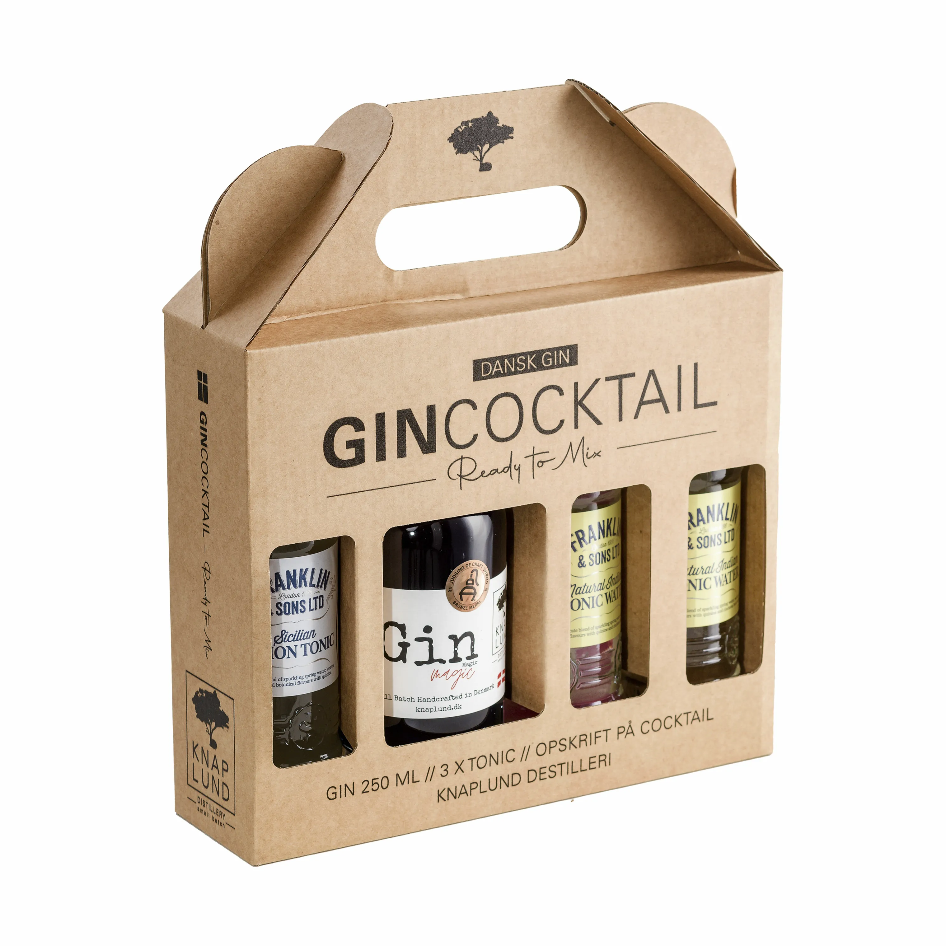 Knaplund Ready To Mix Gincocktail Bramble - 4 dele