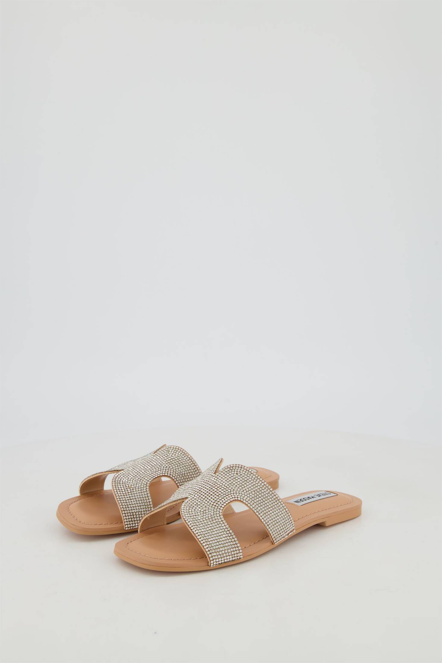 Steve Madden| Damen Pantoletten ZARNIA-R SLIDE CRYSTALS