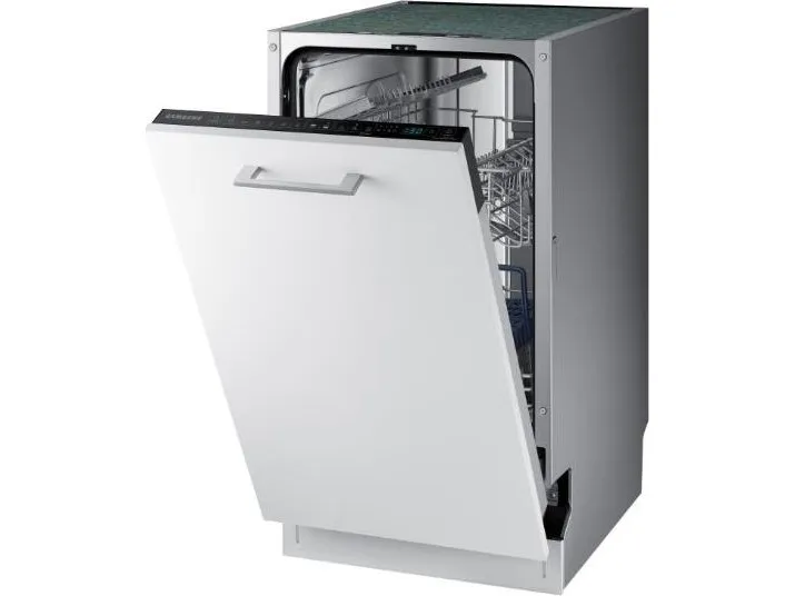Samsung DW50R4060BB, Fuldt indbygget, Slimline (45 cm), Touch Control, Kurv