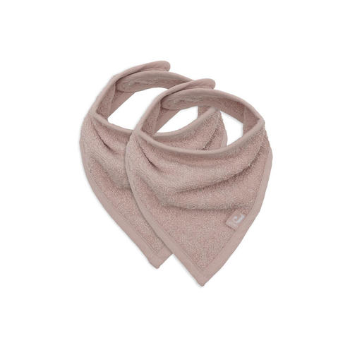 Lot de 2 bavoirs bandana éponge Basics - Wild rose - JOLLEIN