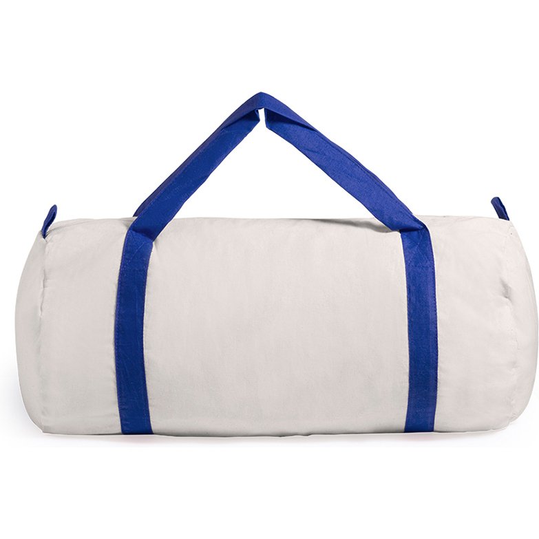 Sac de sport polochon publicitaire - anses colorées - marquage 1 couleur