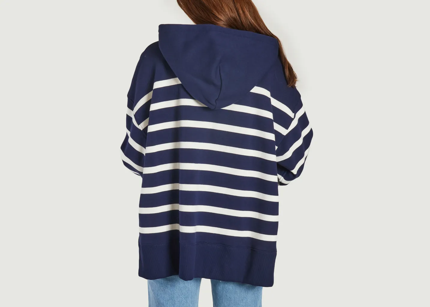 Pull rayé à lacets Polo Ralph Lauren
