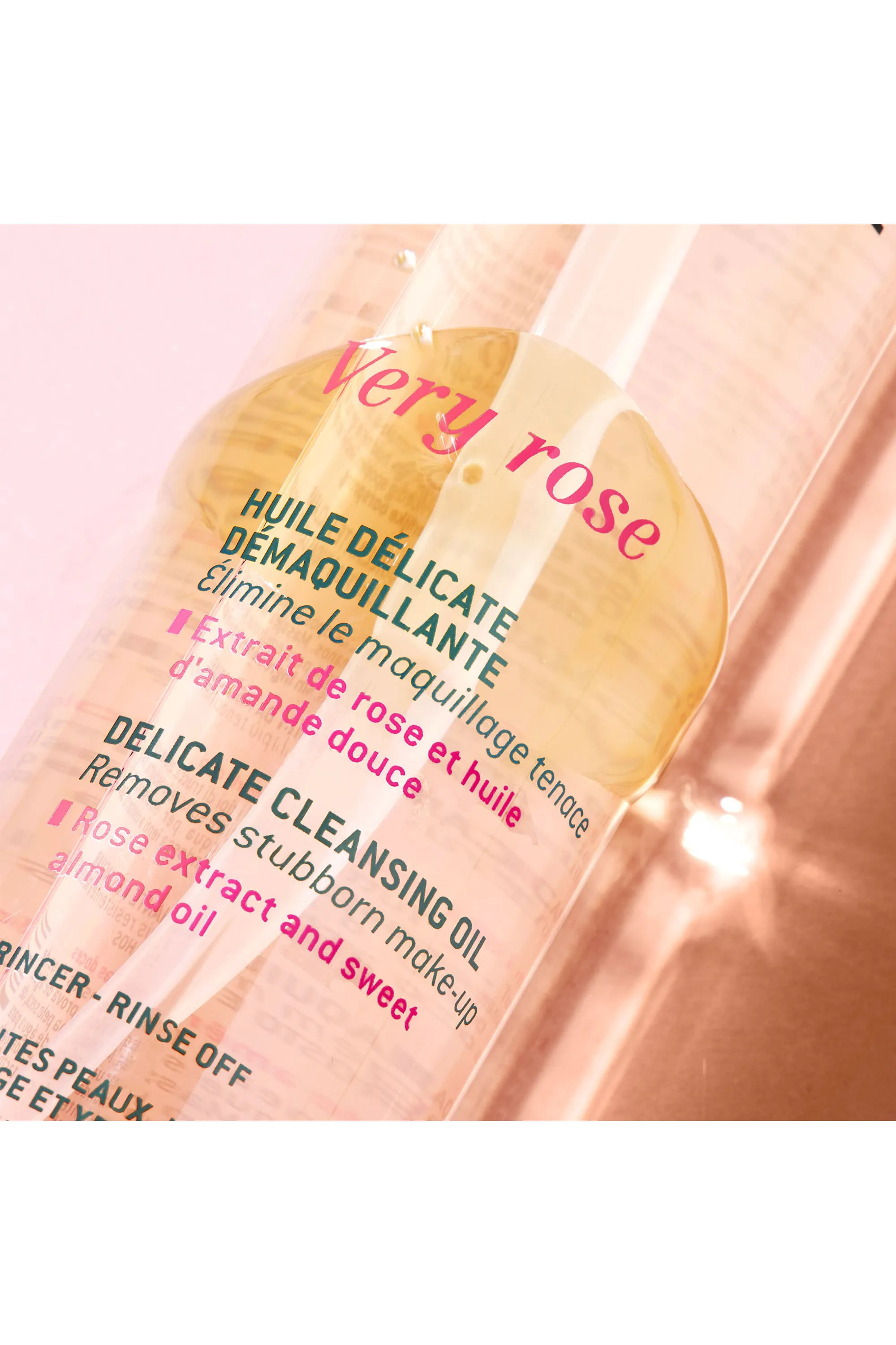 Nuxe Huile délicate démaquillante Very Rose-150 ml