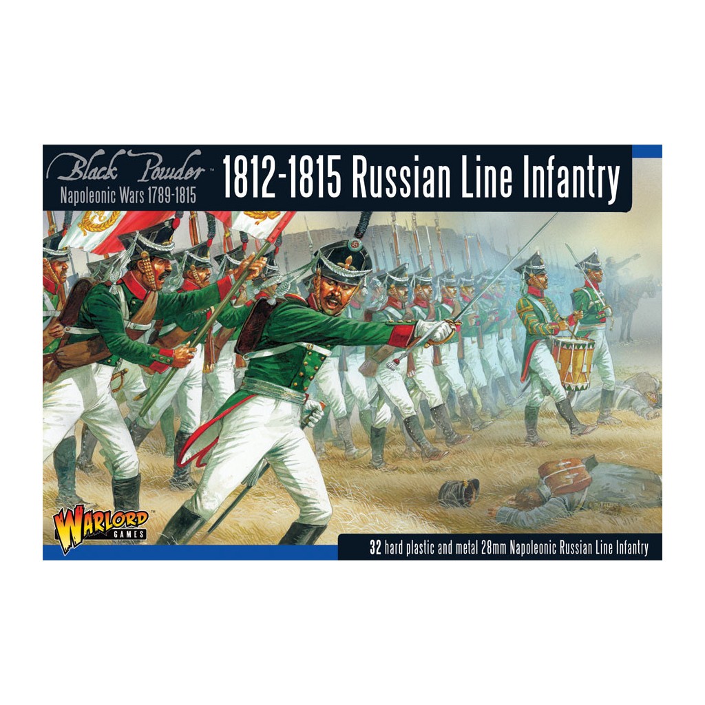 Napoleonic Wars: Russian Line Infantry (1812-1815) plastic boxed set