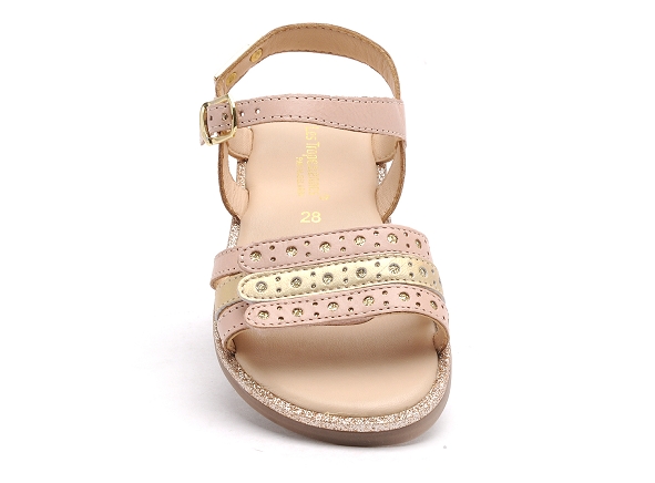 Les tropeziennes nu pieds enfant isidor rose