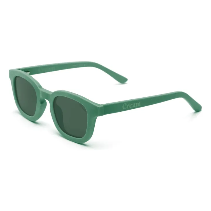 Cream Lunettes De Soleil Arrondies Cream x Gray Label | Vert
